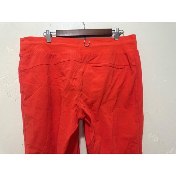 Athleta Trekkie North Joggers Womens 16 XL Tall Orange Drawstring Outdoor Hiking - Picture 13 of 14